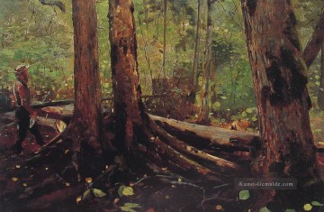  Winslow Galerie - Holzhacker im Adirondacks Realismus maler Winslow Homer